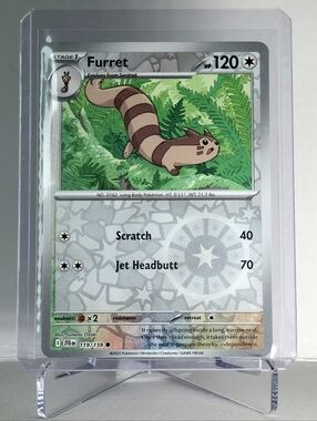 Pokémon TCG - Furret - Journey Together - Reverse Holo - 119/159